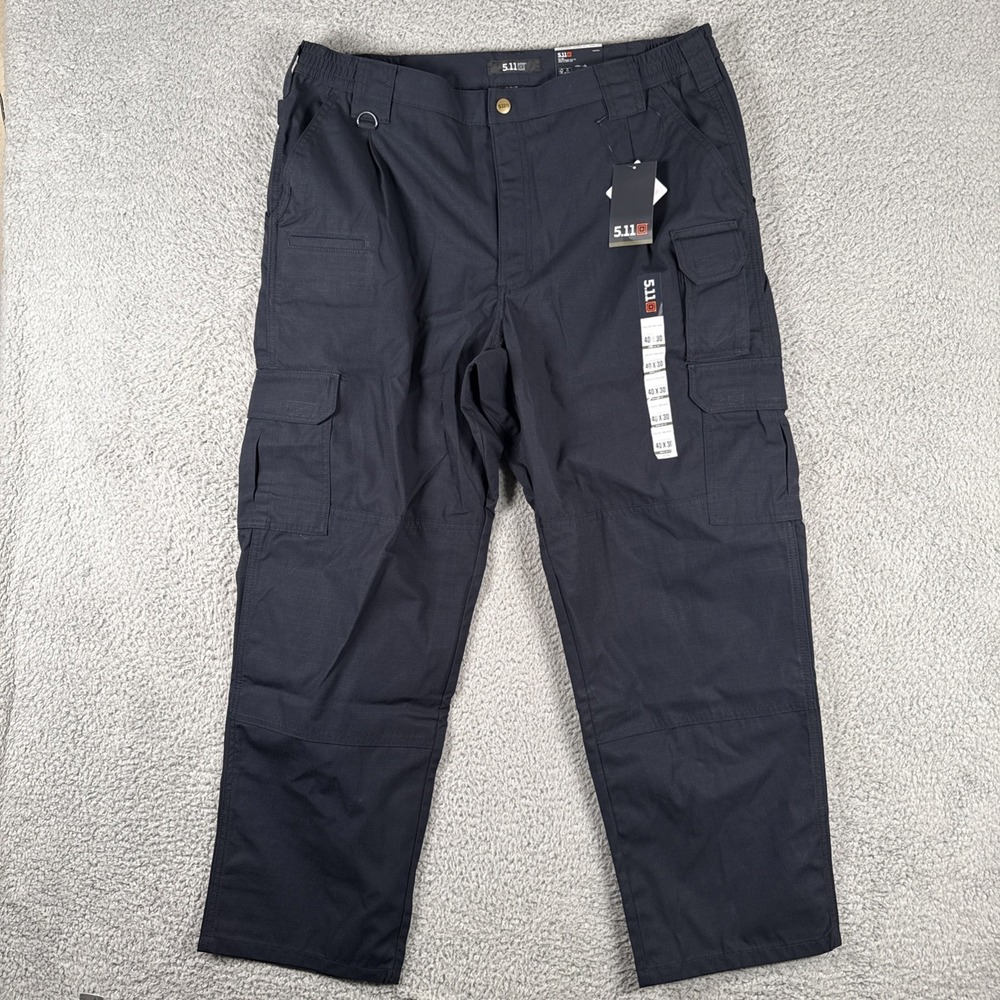 5.11 Tactical Taclite Pro Pants Mens 40x30 Dark Navy Cargo Relaxed Ripstop NEW - Picture 2 of 9